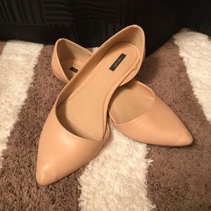 Forever21 Nude Cutout Flats